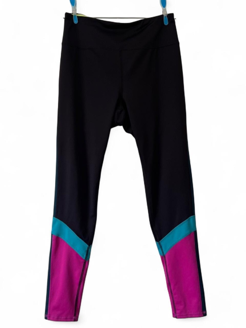 Women’s Large Leggings Fila Sport Athletic Black Stretch Skinny Ankle Workout